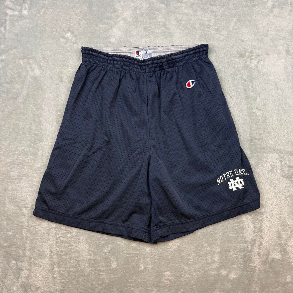 Champion Men's Navy and Black Shorts